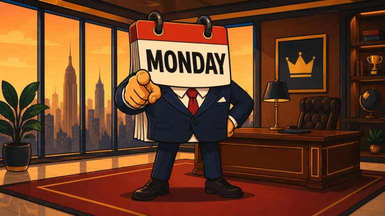 The Monday That Became Your Master